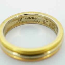 Cartier Ring Trinity Wedding #50 K18YG Yellow Gold K18PG Pink K18WG White #48 Ladies