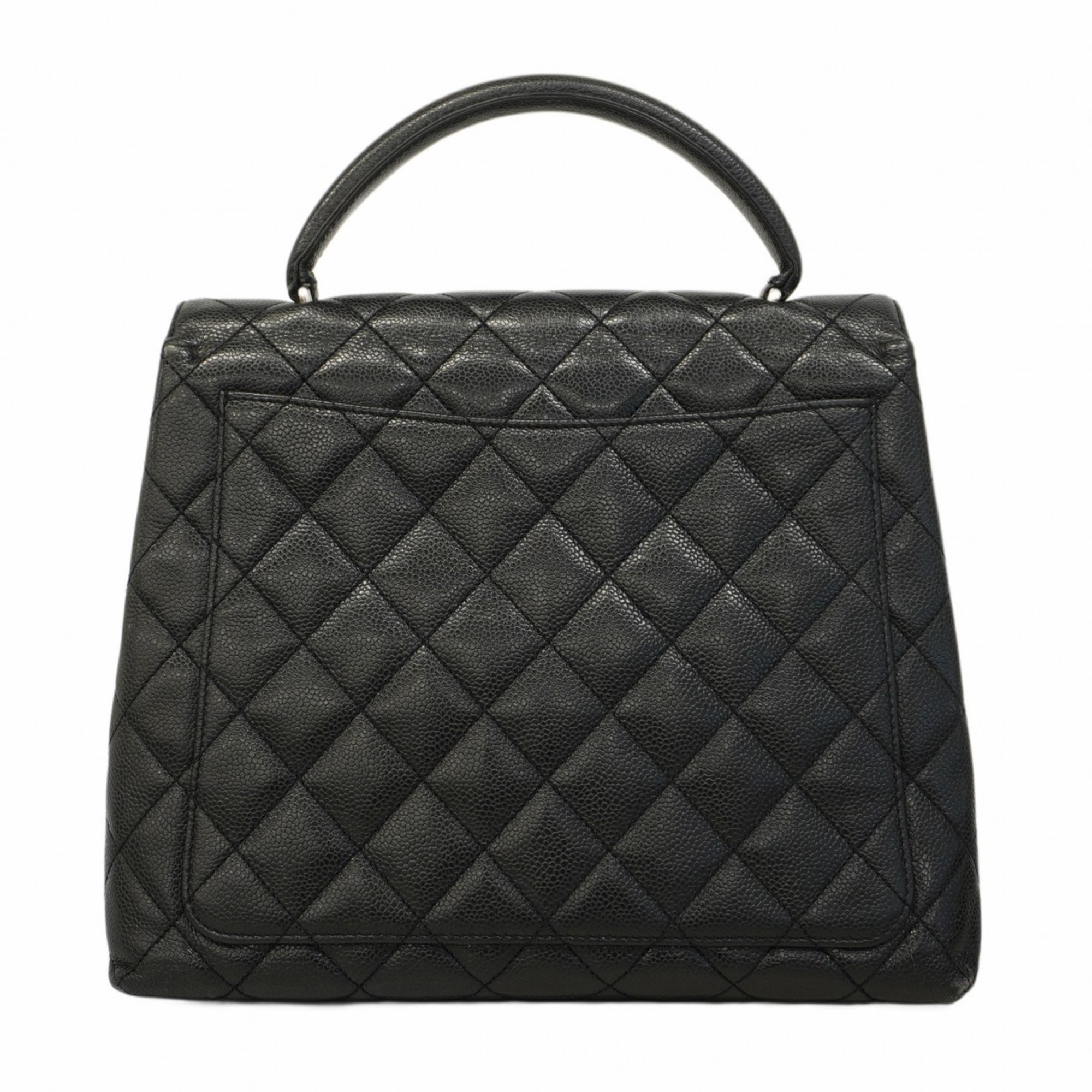 Chanel handbag Matelasse caviar skin black ladies