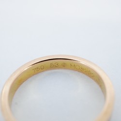 Cartier Ring Engraved K18PG Pink Gold #53 Ladies