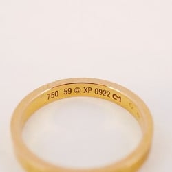 Cartier Ring Engraved K18PG Pink Gold #59 Ladies