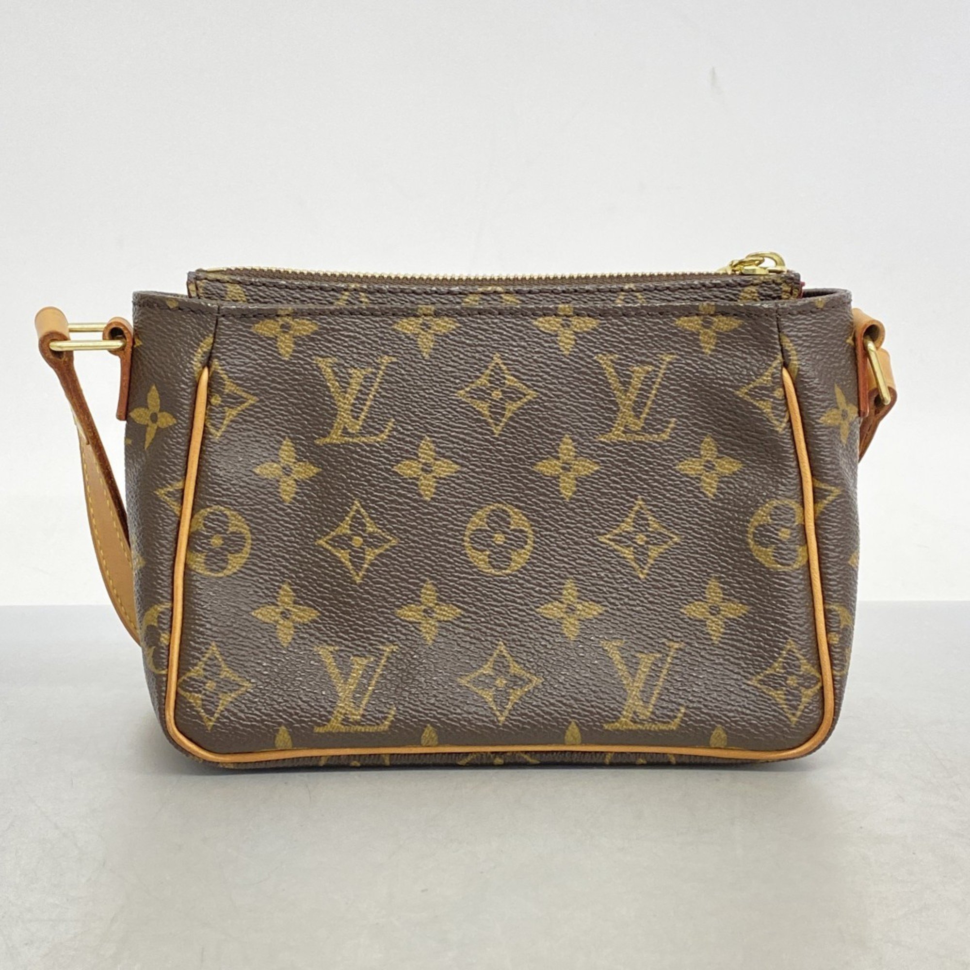 Louis Vuitton Shoulder Bag Monogram Vivacite PM M51165 Brown Ladies