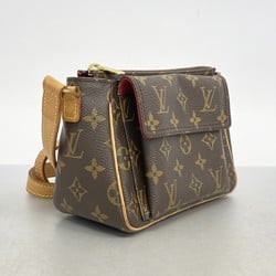 Louis Vuitton Shoulder Bag Monogram Vivacite PM M51165 Brown Ladies