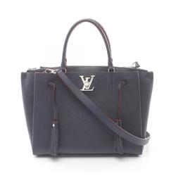 Louis Vuitton LOUIS VUITTON Rock Meat Marine Rouge Handbag Bag Leather Women's Navy M54571