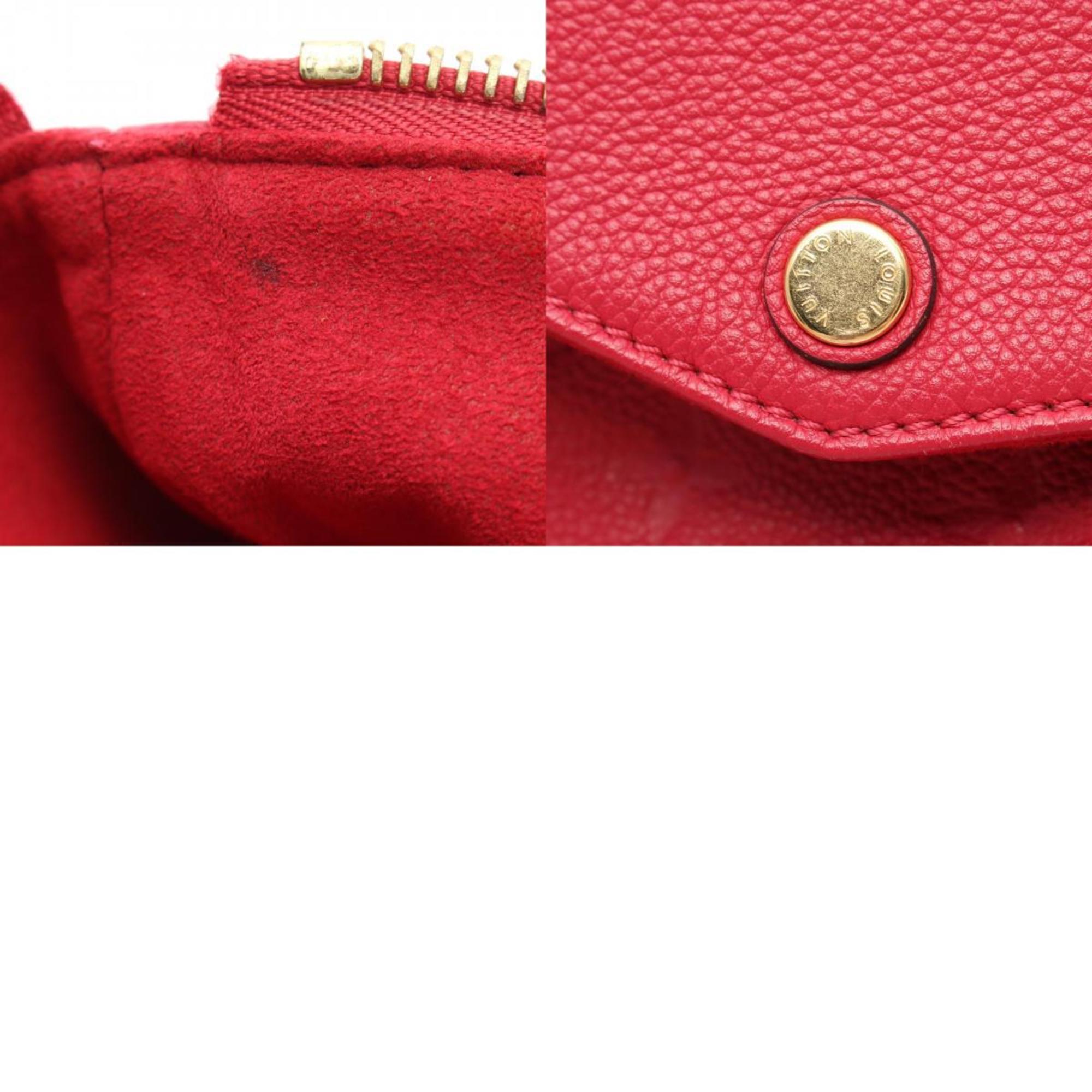 Louis Vuitton Twice Shoulder Bag Leather Monogram Empreinte Women's Red M50261