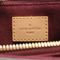 Louis Vuitton Soufflot MM Handbag Bag Coated Canvas Leather Monogram Women's Brown M44816