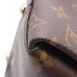 Louis Vuitton Soufflot MM Handbag Bag Coated Canvas Leather Monogram Women's Brown M44816