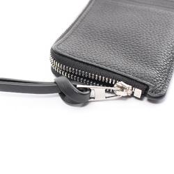 LOEWE Coin Card Holder Wallet/Coin Case Wallet Leather Women's Black