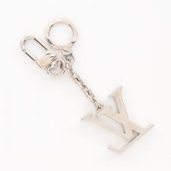 LOUIS VUITTON Porte Cle Initial LV Charm Metal Men's Women's Silver M65071