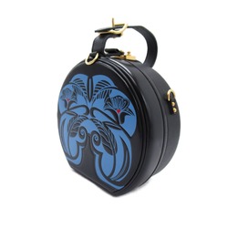 Louis Vuitton Petite Boite Chapeau Shoulder Bag Calfskin (Cowhide) Women's Black Blue M52341