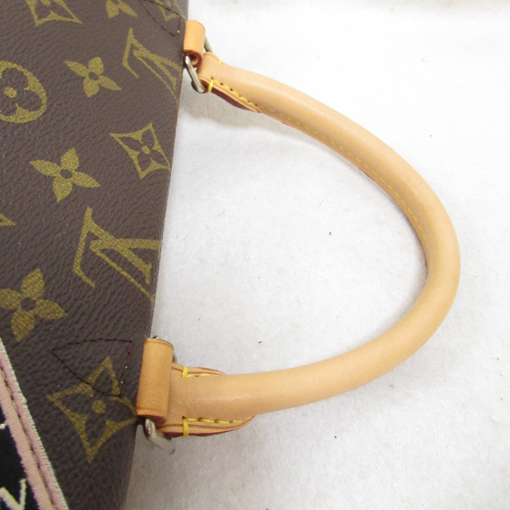 Louis Vuitton LOUIS VUITTON Camera Shoulder Bag Coated Canvas Monogram Men's Brown M40287