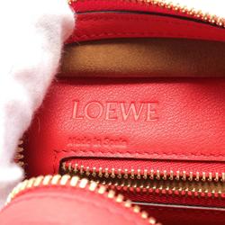 LOEWE Amazona 23 Handbag Bag Leather Women's Red 352.30.N71