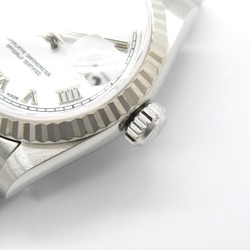 Rolex ROLEX Datejust F Series Watch Wristwatch K18WG (White Gold) Stainless Steel Ladies White 79174