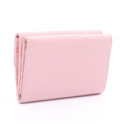 Louis Vuitton LOUIS VUITTON Portefeuille Lock Tri-fold Wallet Leather Taurillon Women's Pink M80088