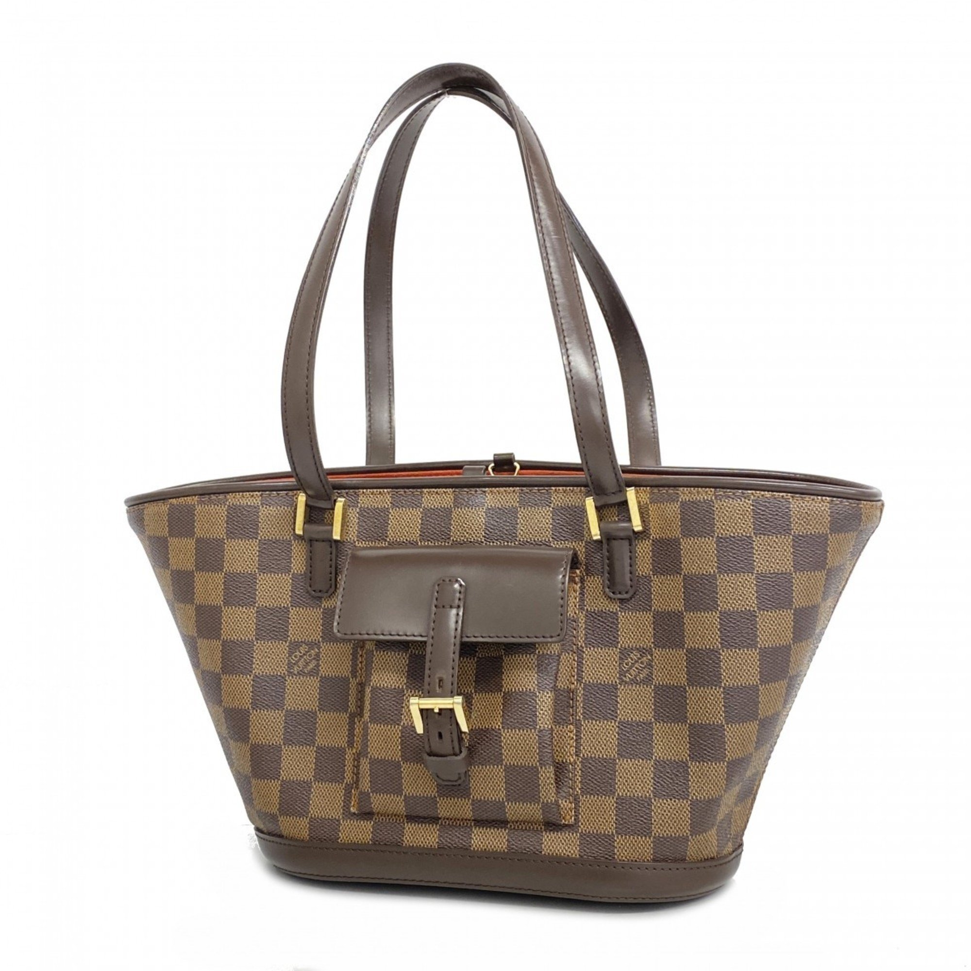 Louis Vuitton Handbag Damier Manosque PM N51121 Ebene Ladies