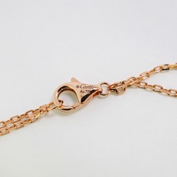 Cartier Necklace Love Circle 1PD Diamond K18PG Pink Gold Ladies