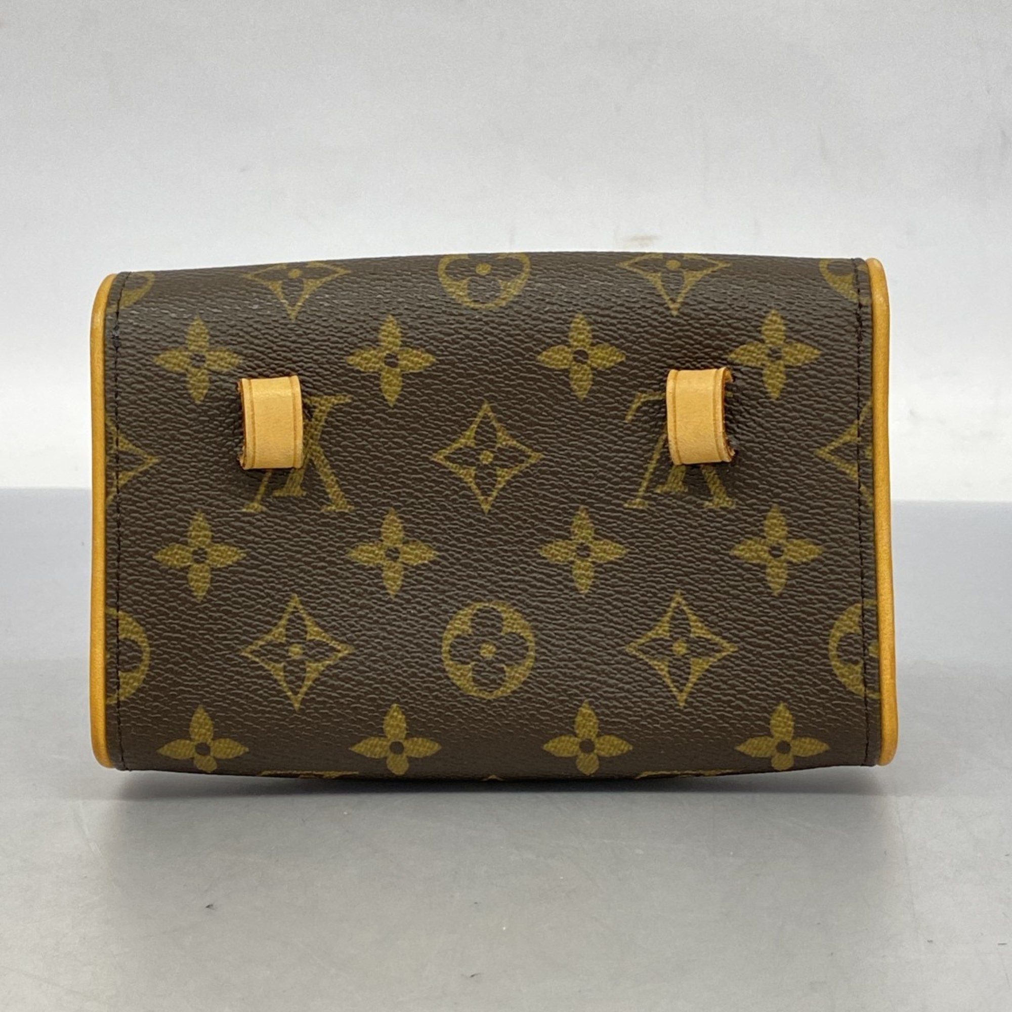 Louis Vuitton Waist Bag Monogram Pochette Florentine M51855 Brown Women's