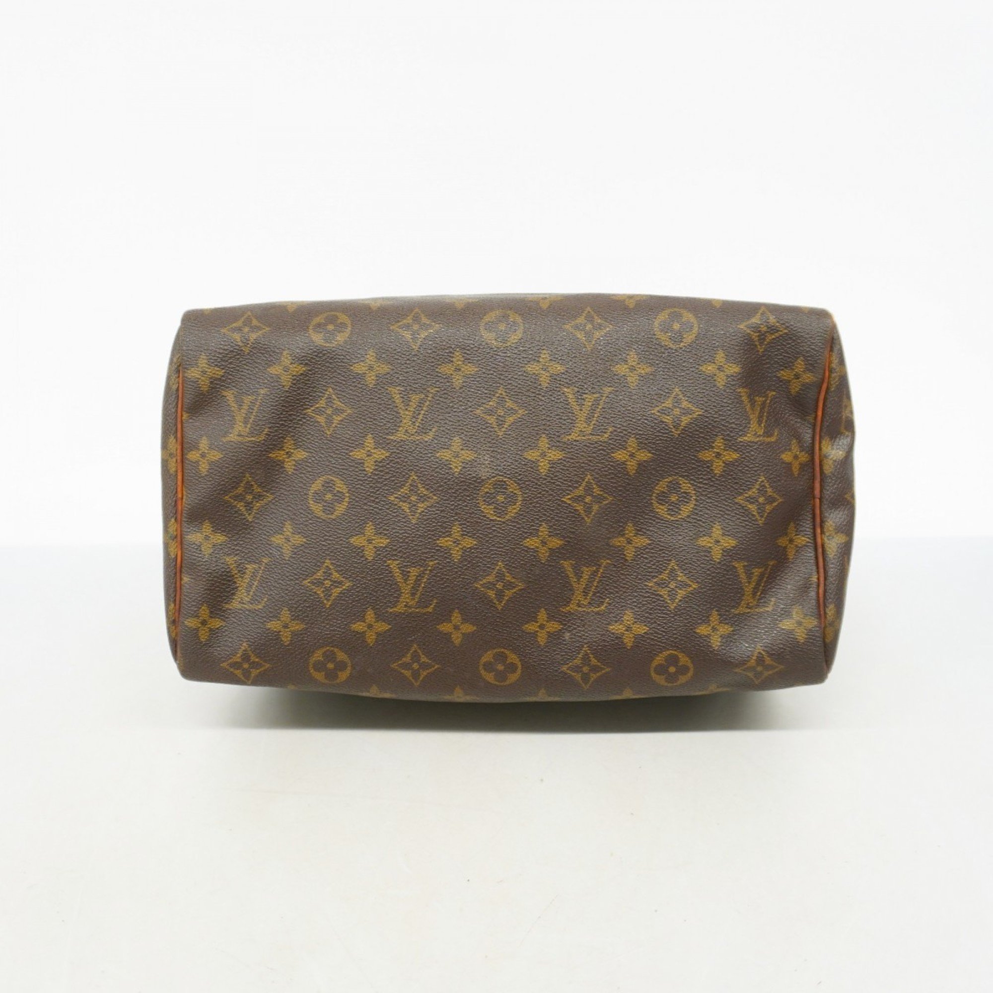 Louis Vuitton Handbag Monogram Speedy 30 M41108 Brown Ladies