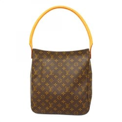 Louis Vuitton Shoulder Bag Monogram Looping GM M51145 Brown Ladies