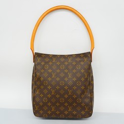 Louis Vuitton Shoulder Bag Monogram Looping GM M51145 Brown Ladies