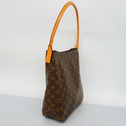 Louis Vuitton Shoulder Bag Monogram Looping GM M51145 Brown Ladies