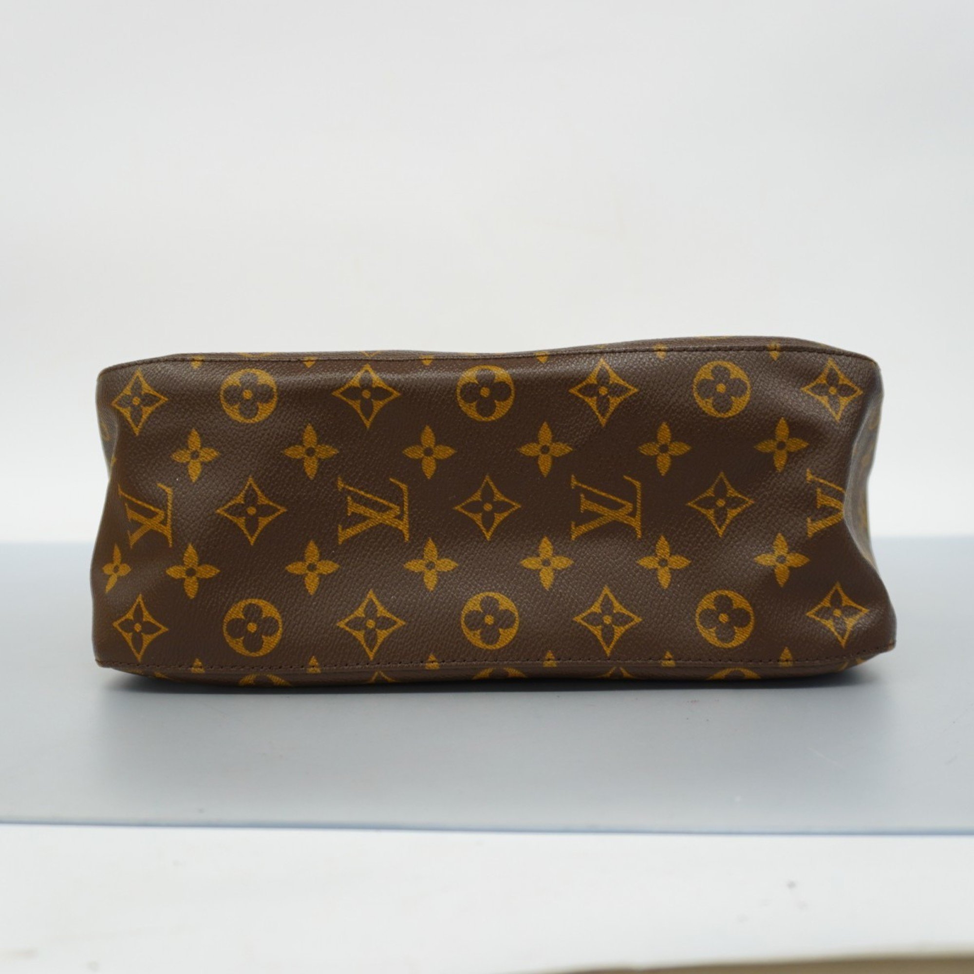 Louis Vuitton Shoulder Bag Monogram Looping GM M51145 Brown Ladies