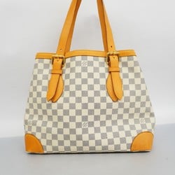 Louis Vuitton Tote Bag Damier Azur Hampstead MM N51206 White Women's