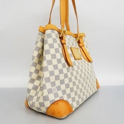 Louis Vuitton Tote Bag Damier Azur Hampstead MM N51206 White Women's