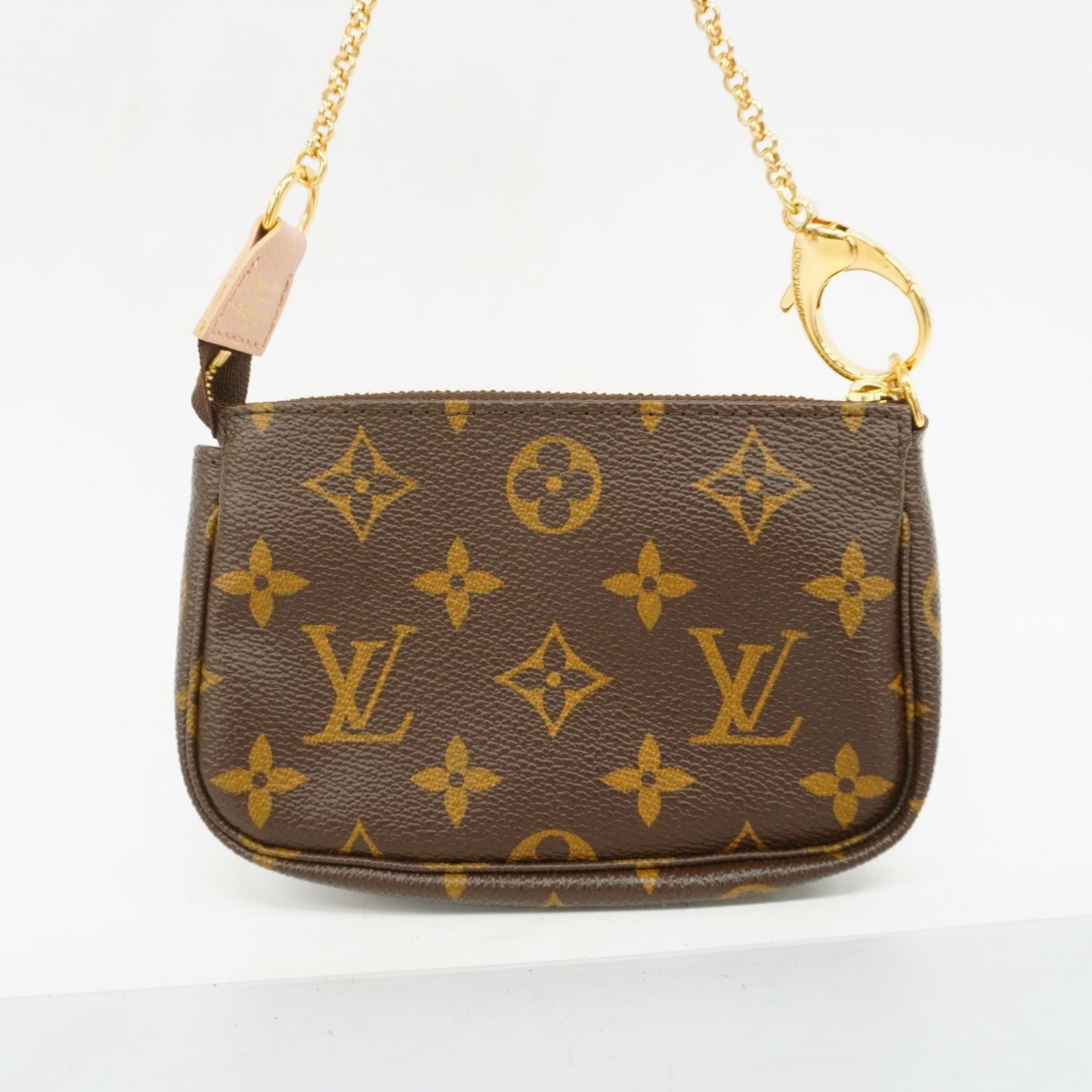 Louis Vuitton Pouch Monogram Pochette Accessoires M60245 Brown Ladies