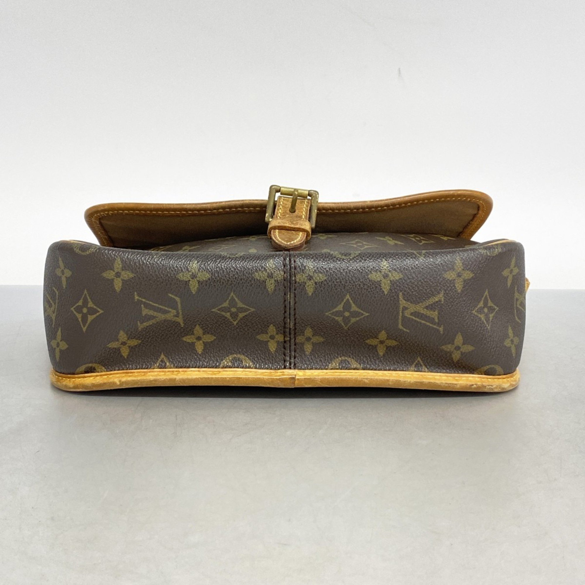 Louis Vuitton Shoulder Bag Monogram Sologne M42250 Brown Ladies