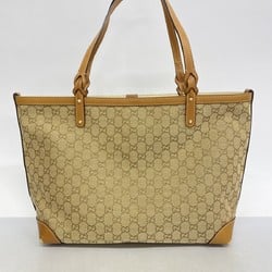 Gucci Tote Bag GG Canvas 247209 Brown Women's