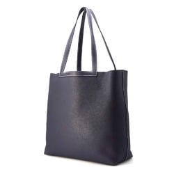 Hermes Tote Bag Cabaseri 46 Blue Nuit Taurillon Clemence Z Stamp