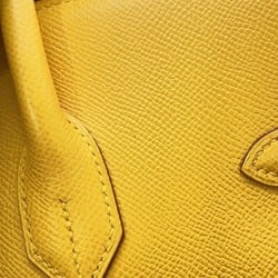 Hermes Birkin 35 Yellow Cushvel □D stamp HERMES handbag