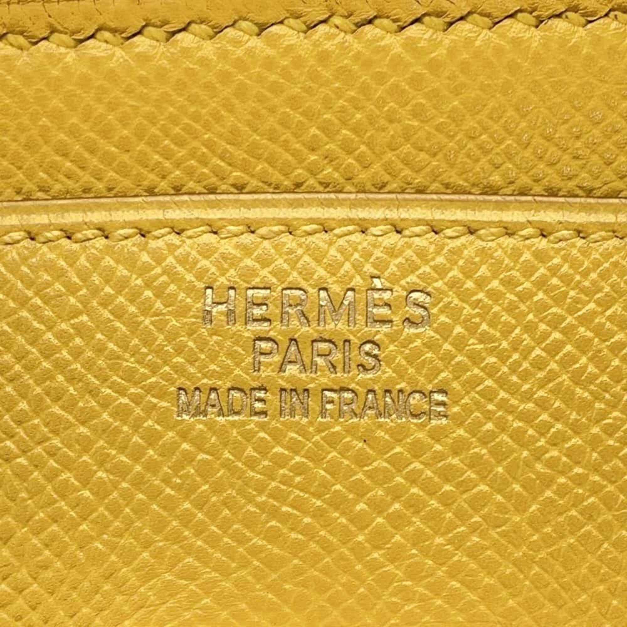 Hermes Birkin 35 Yellow Cushvel □D stamp HERMES handbag