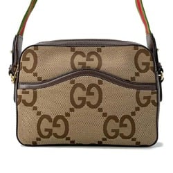 Gucci Shoulder Bag Jumbo GG Canvas 675891 GUCCI