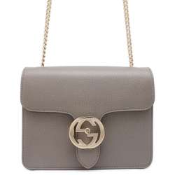 Gucci Chain Shoulder Bag Interlocking G Leather 510304 GUCCI