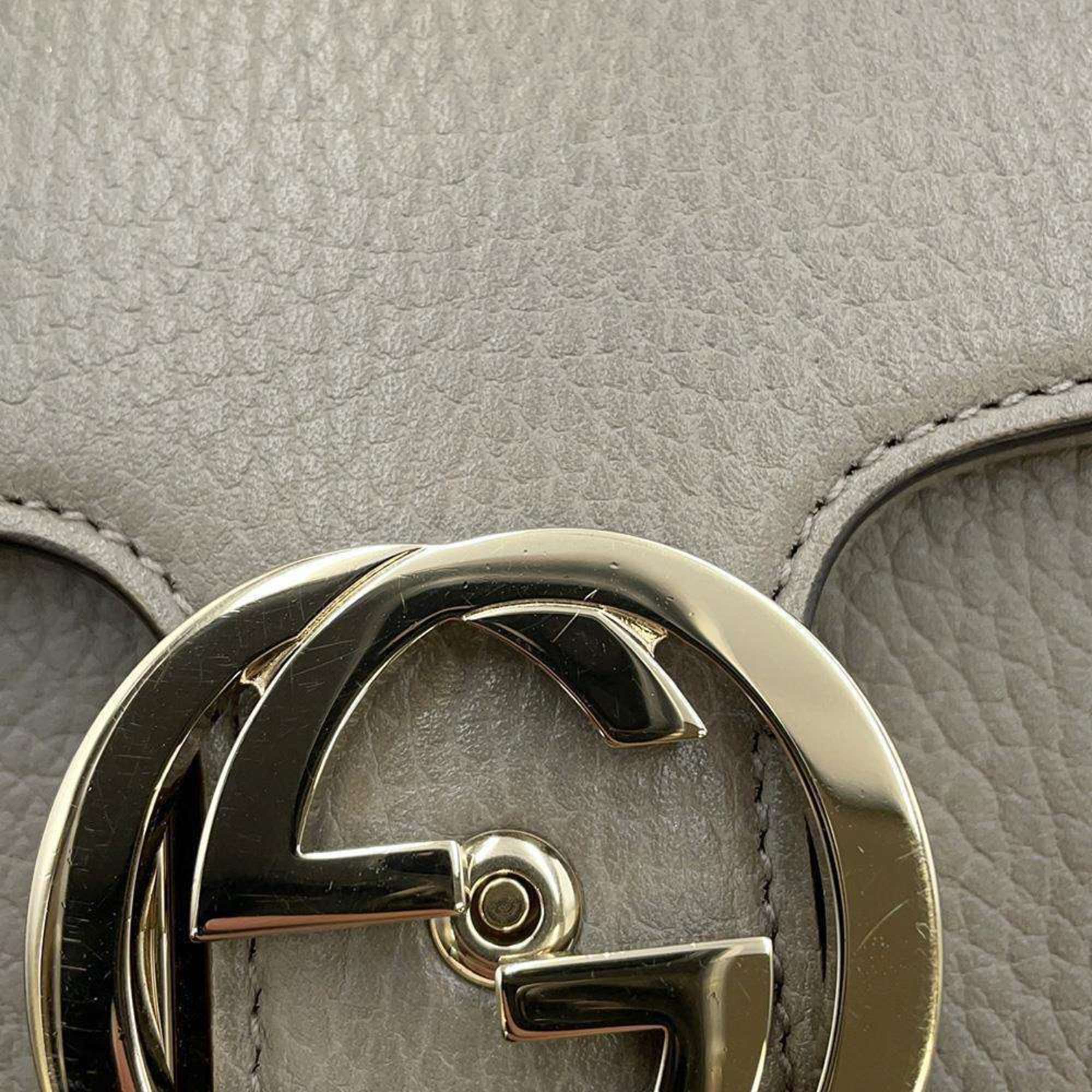 Gucci Chain Shoulder Bag Interlocking G Leather 510304 GUCCI