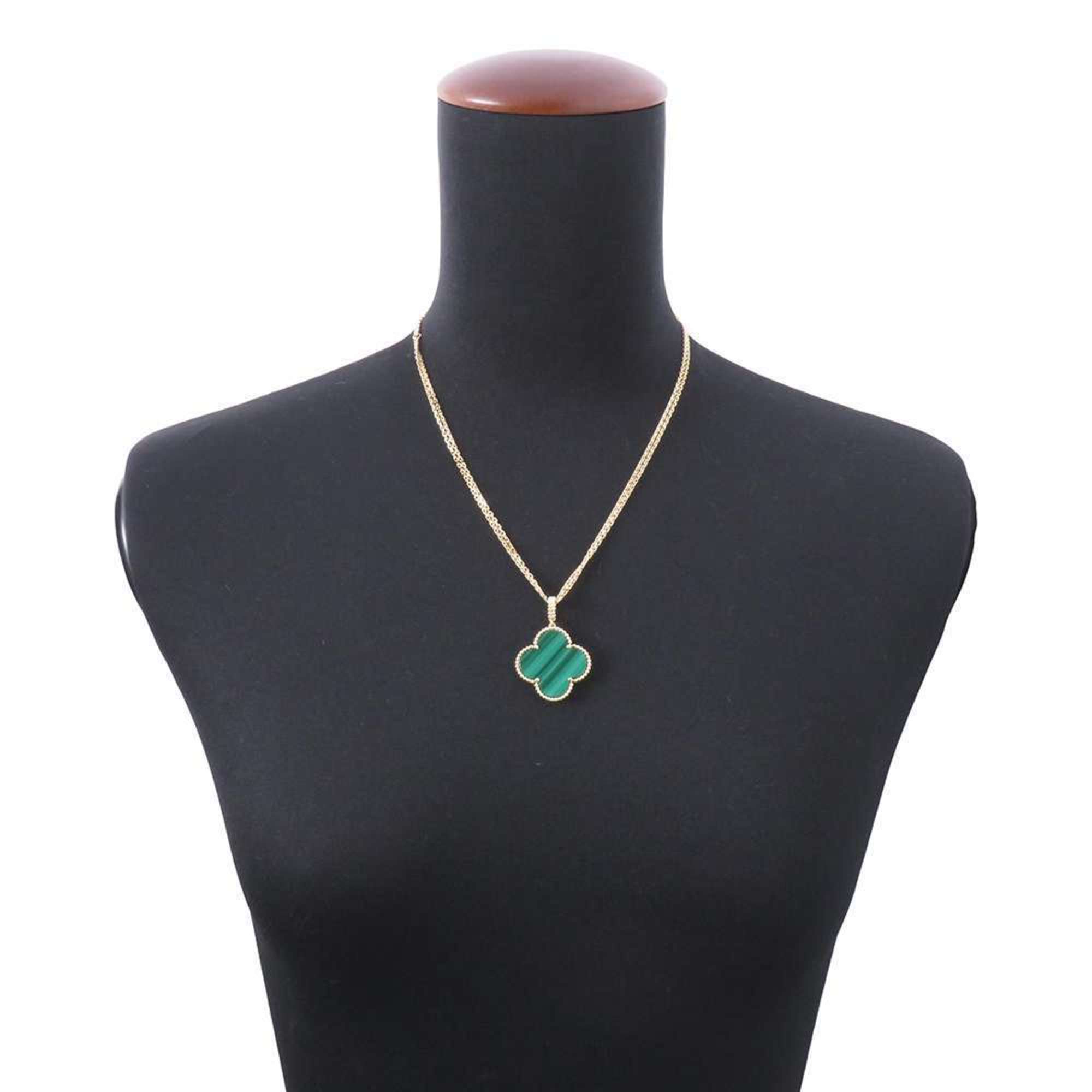 Van Cleef & Arpels Necklace Magic Alhambra Long 1 Motif Malachite K18YG VCARO3MG00