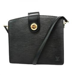 Louis Vuitton Shoulder Bag Epi Capuchin M52342 Noir Ladies