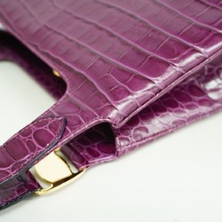 Salvatore Ferragamo Vara Leather Purple Handbag for Women