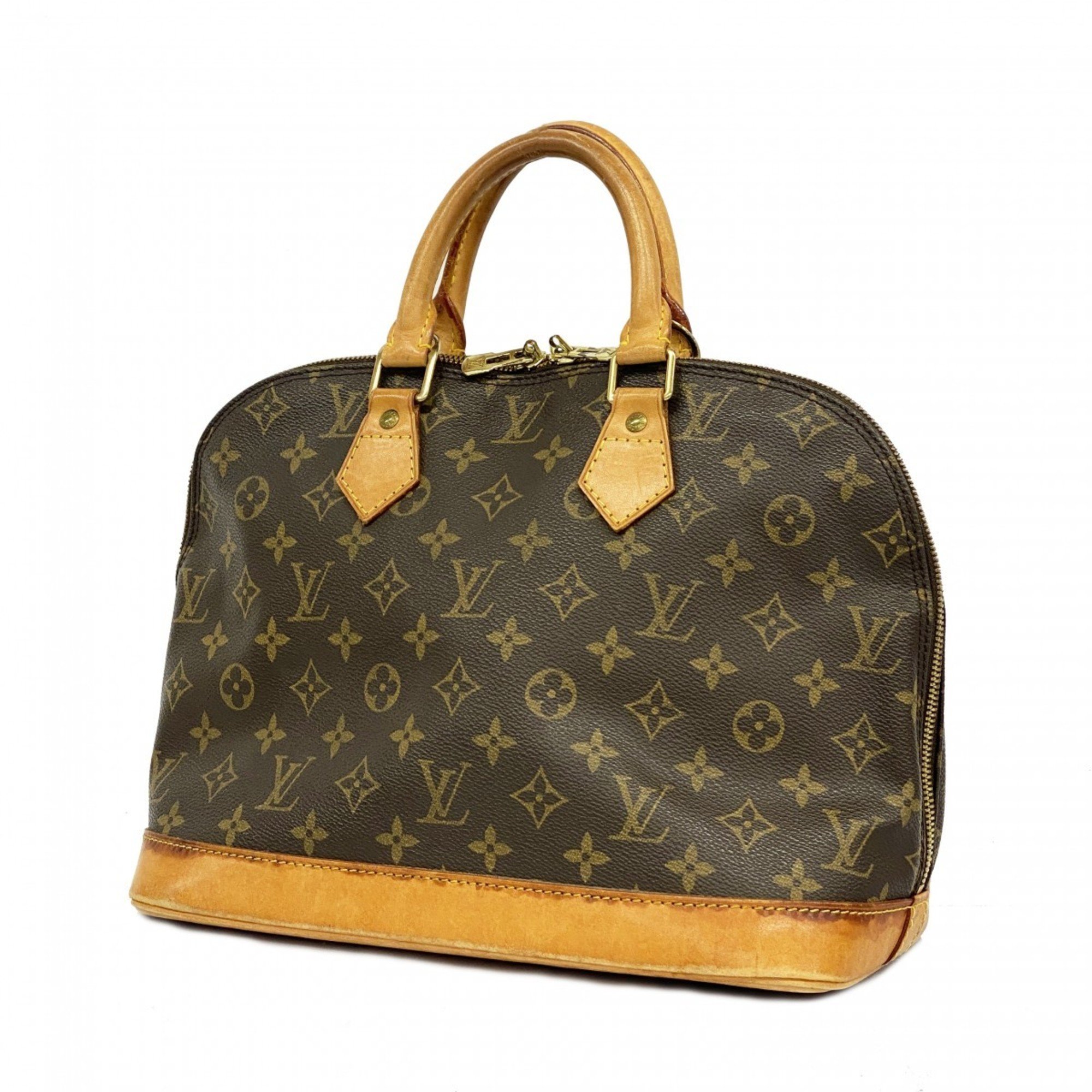 Louis Vuitton handbag Monogram Alma M51130 brown ladies