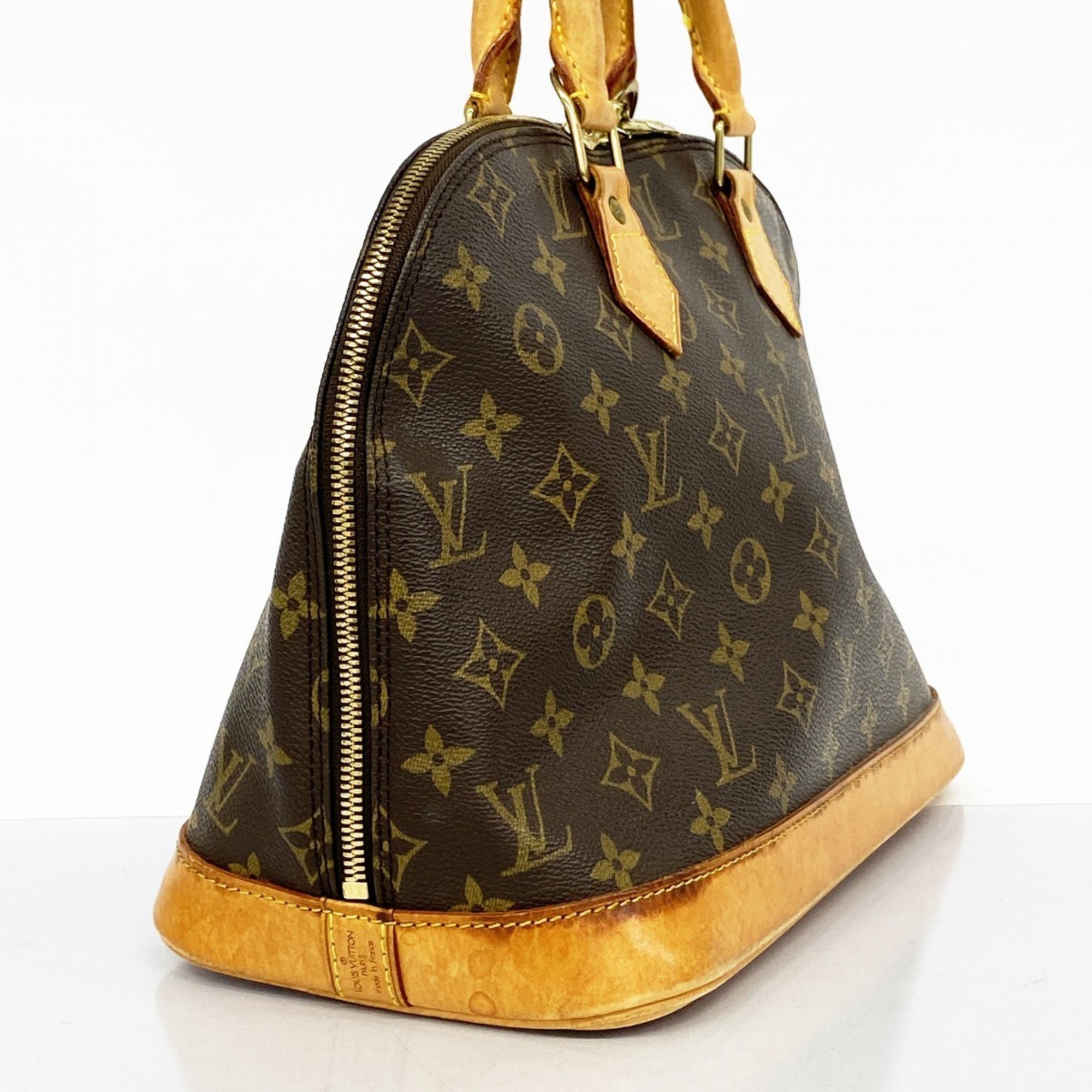 Louis Vuitton handbag Monogram Alma M51130 brown ladies