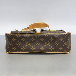 Louis Vuitton Shoulder Bag Monogram Hudson GM M40045 Brown Ladies