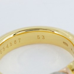 Cartier Ring Thread K18YG Yellow Gold K18WG White K18PG Pink #53 Ladies