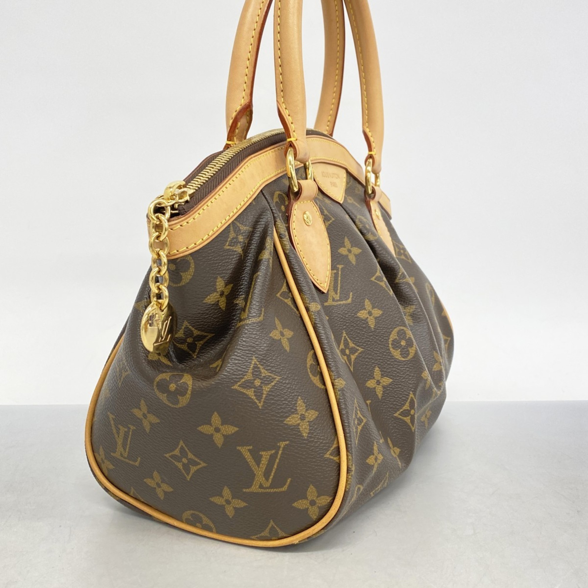 Louis Vuitton Handbag Monogram Tivoli PM M40143 Brown Ladies