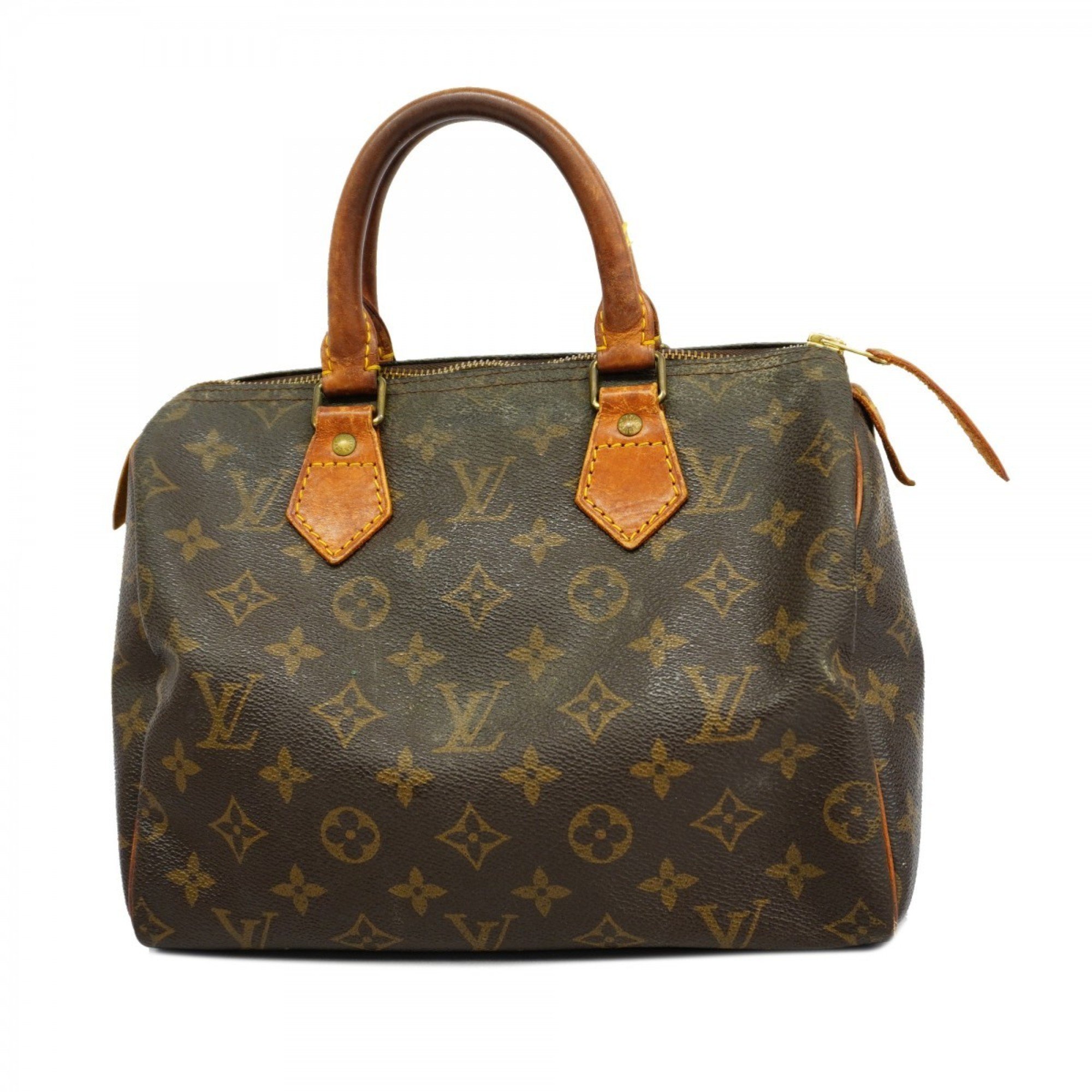 Louis Vuitton Handbag Monogram Speedy 25 M41109 Brown Ladies