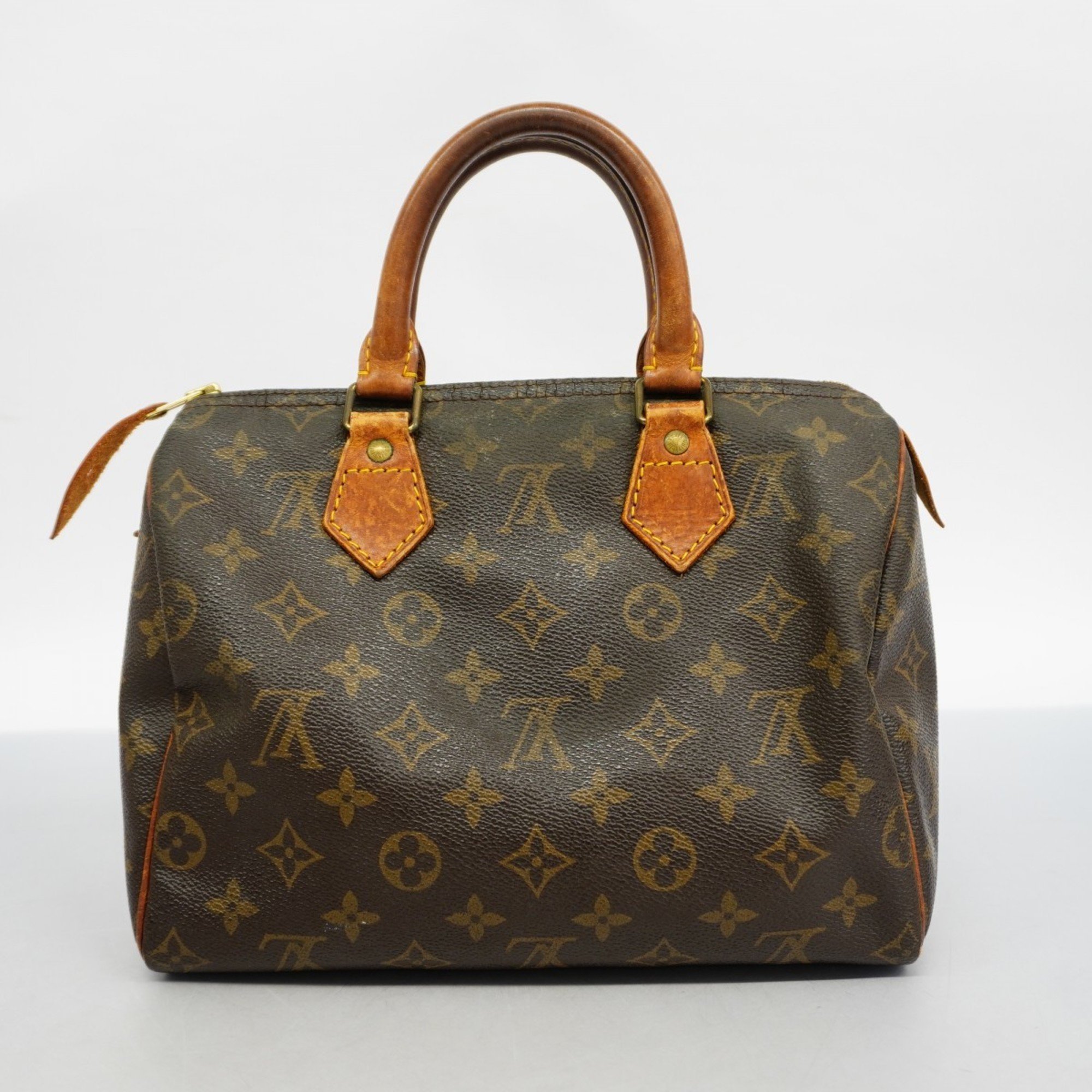 Louis Vuitton Handbag Monogram Speedy 25 M41109 Brown Ladies