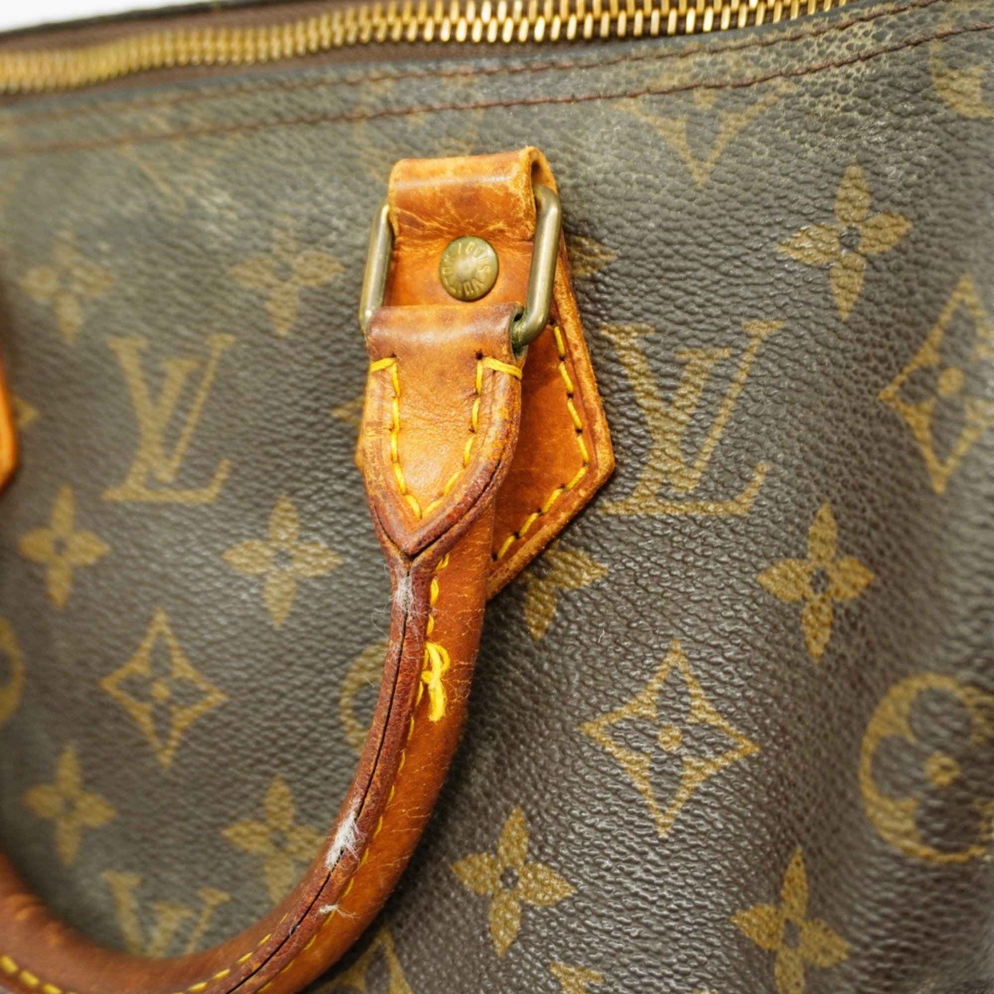 Louis Vuitton Handbag Monogram Speedy 25 M41109 Brown Ladies