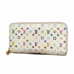 Louis Vuitton Long Wallet Monogram Multicolor Zippy M60242 Bron Fig Ladies