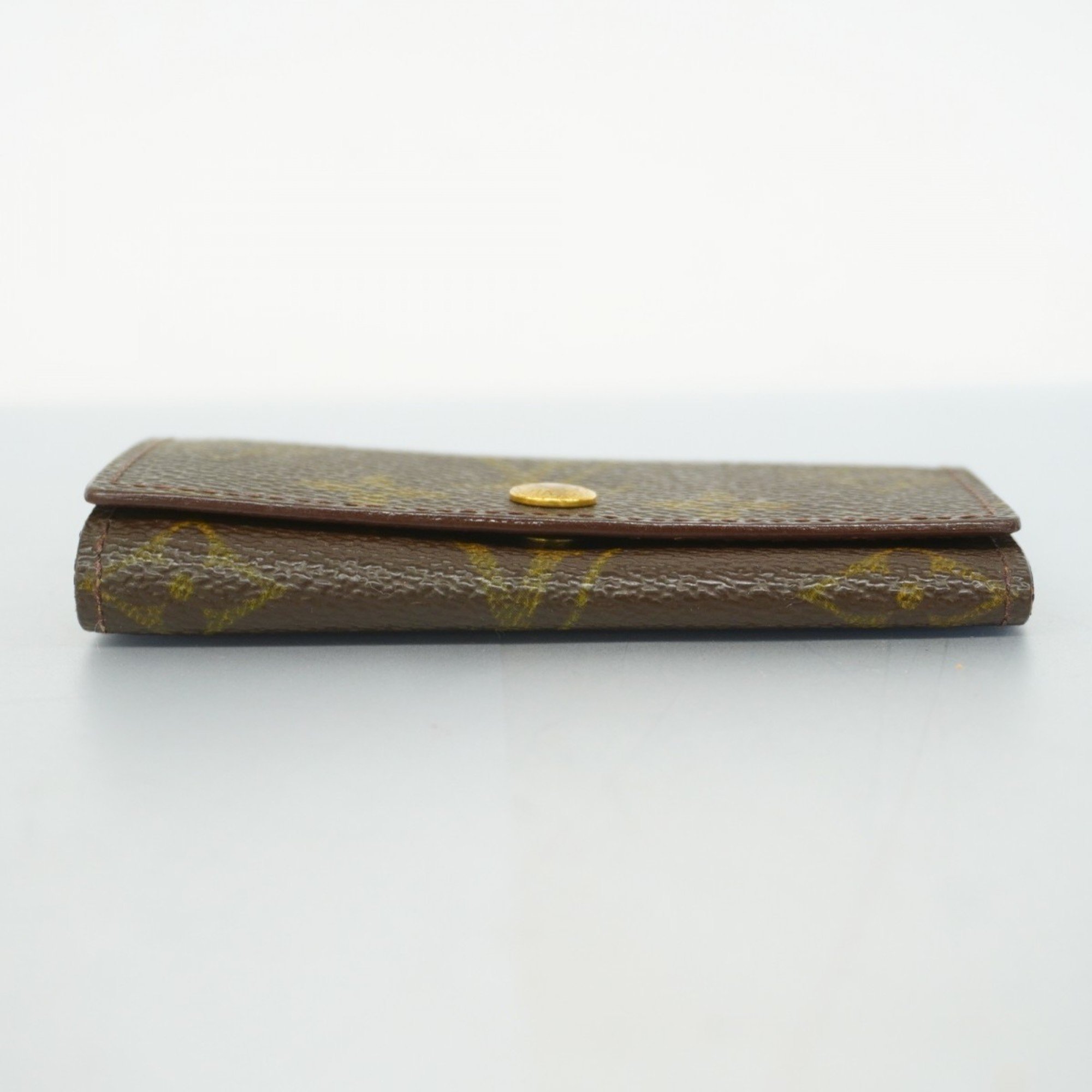 Louis Vuitton Key Case Monogram Multicle 4 M69517 Brown Men's Women's