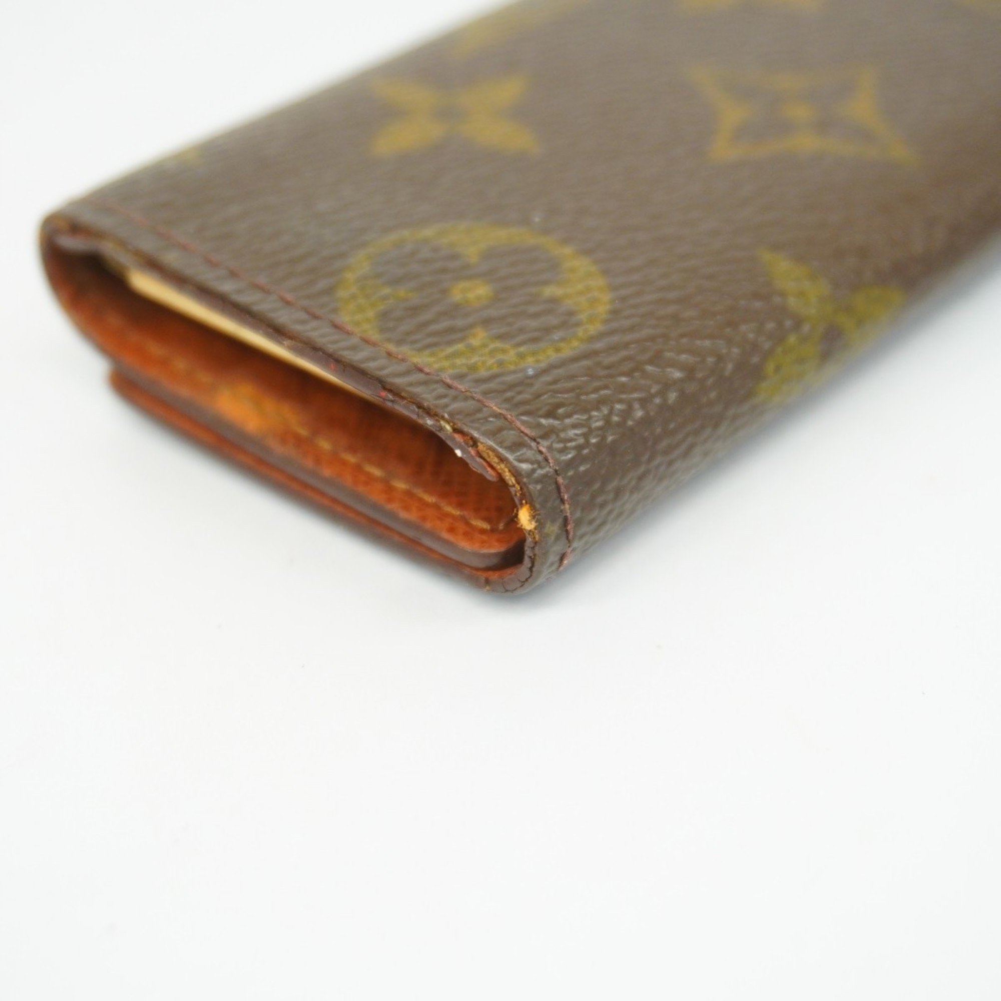 Louis Vuitton Key Case Monogram Multicle 4 M69517 Brown Men's Women's